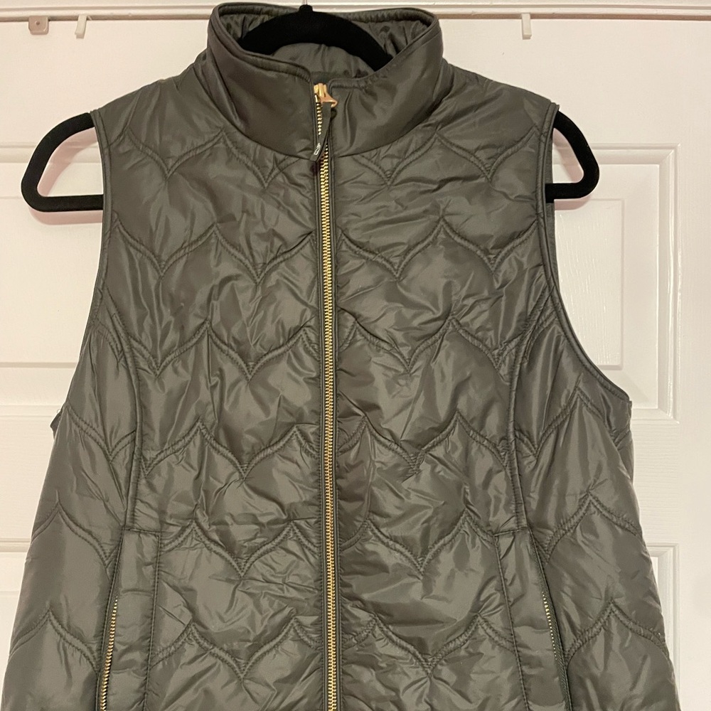 Green quilted Vineyard Vines dress